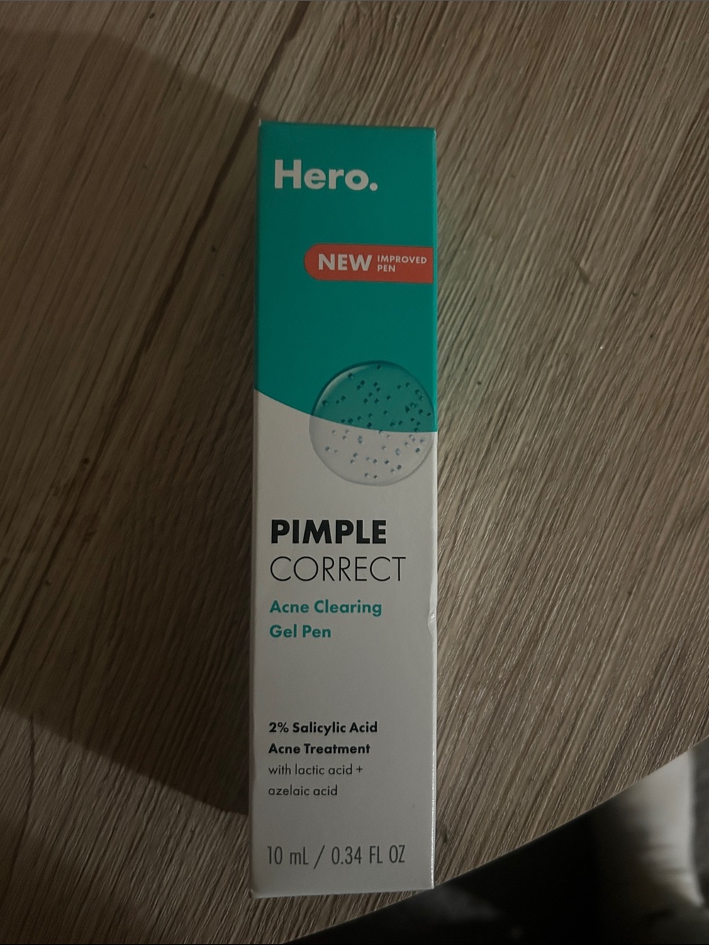 Hero Pimple Correct Acne Clearing Gel Pen - Teal/White